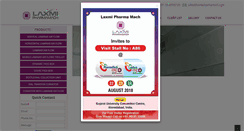 Desktop Screenshot of laxmipharmamach.com