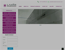Tablet Screenshot of laxmipharmamach.com